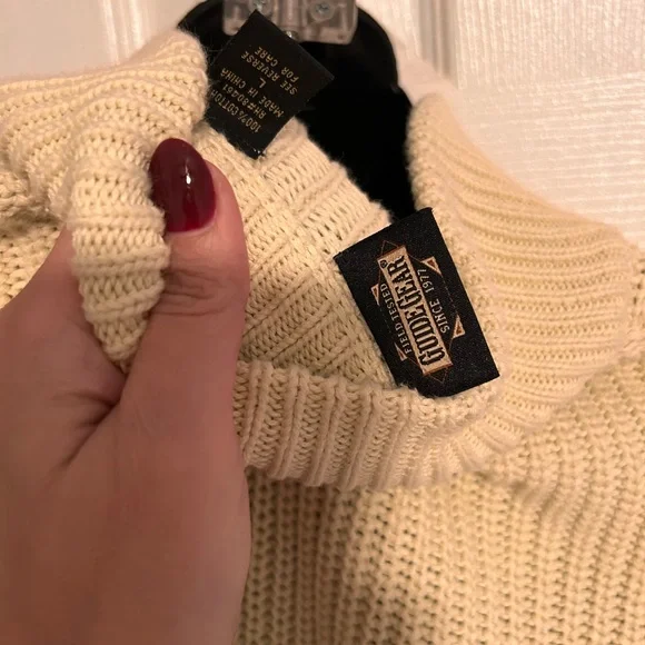 Cozy Cream Women's Sweater - Picture 7 of 7